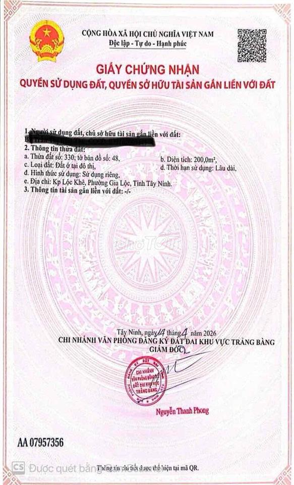 Đất Vườn Có Thổ Sẵn