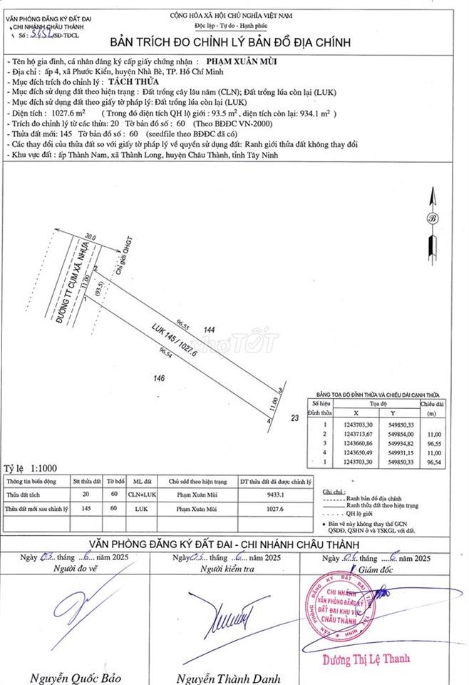 Cần tiền bán gấp lô đất MT nhữa 30m