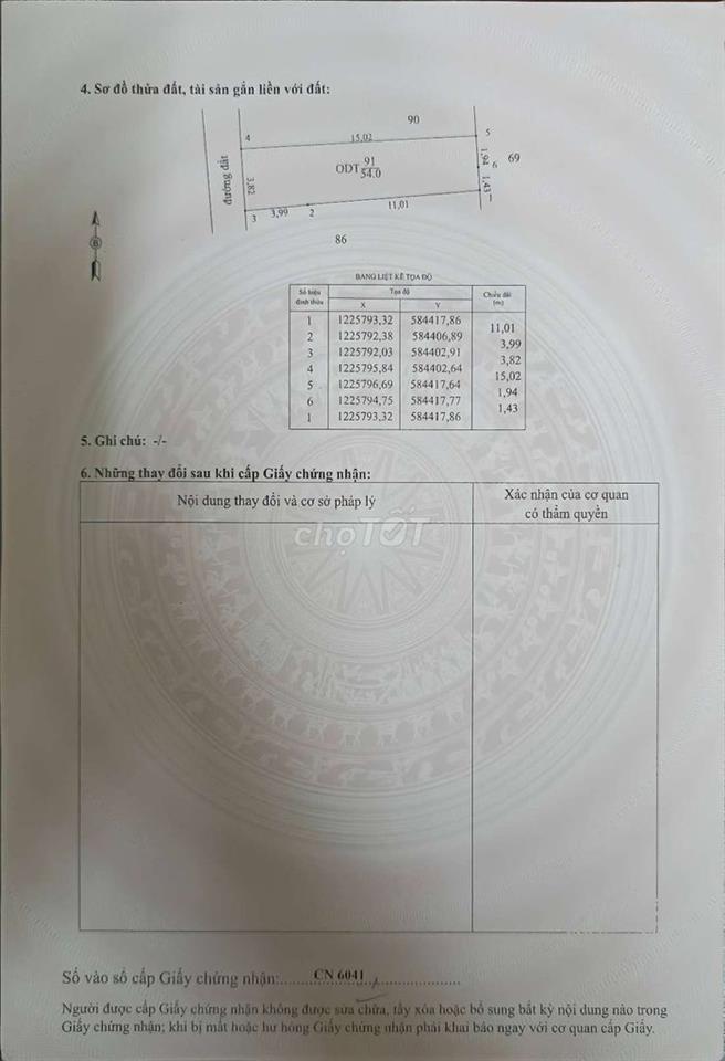 Bán đất full thổ cư tại trung tâm thị trấn Gò Dầu