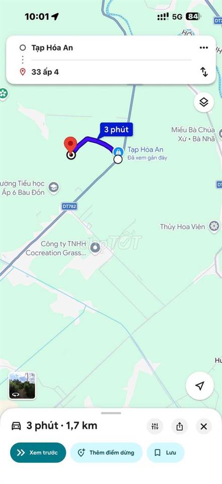 BÁN ĐẤT THỔ CƯ 138m² – BẾN CỦI, DƯƠNG MINH CHÂU, TÂY NINH  Diện tích: