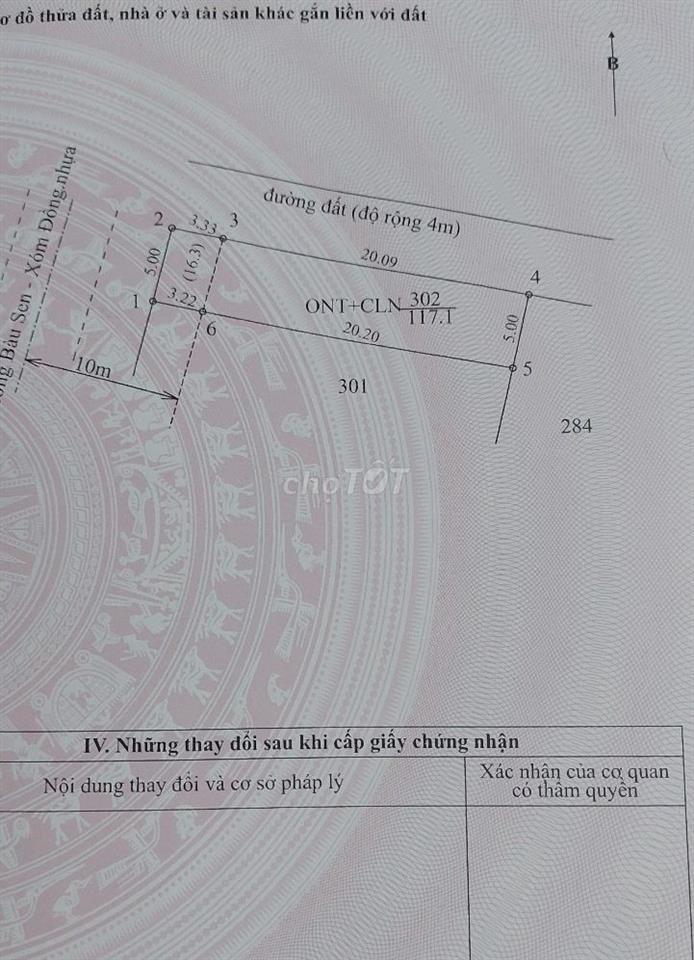 Bán Đất 2 Mặt Tiền Đườg Nhựa Bàu Sen P. Gò Dầu, Tây Ninh