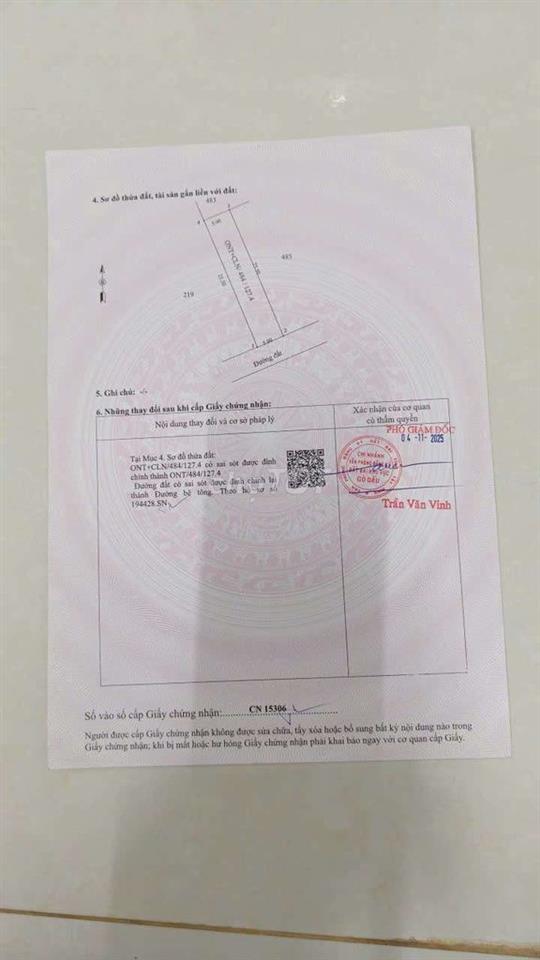 Bán đất full thổ cư 1,3 tỷ