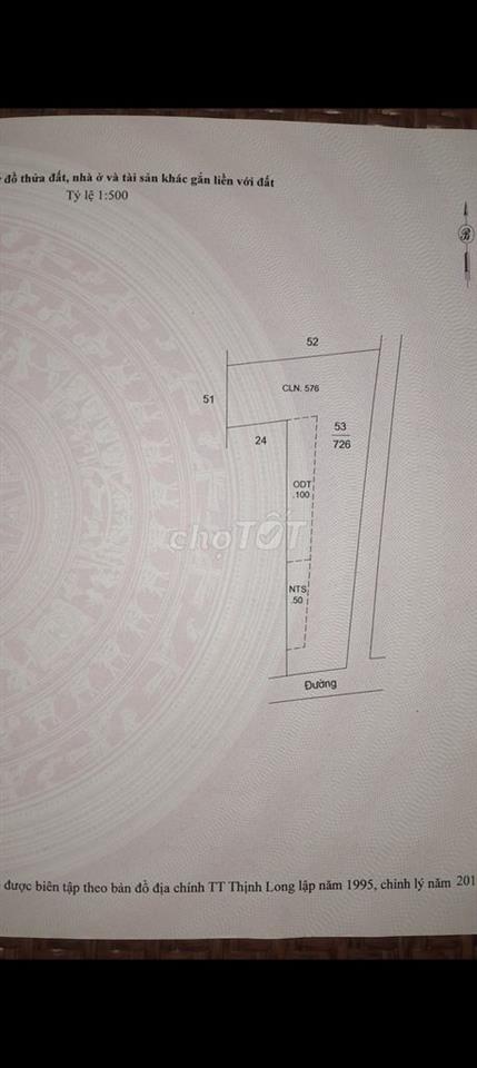 BÁN ĐẤT 726M² , 4 TỶ, HẢI THỊNH HẢI HẬU NAM ĐỊNH