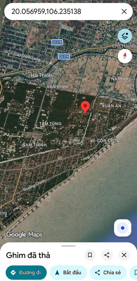 BÁN ĐẤT 726M² , 4 TỶ, HẢI THỊNH HẢI HẬU NAM ĐỊNH