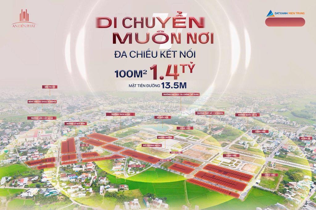 Lô góc cuối cùng đối diện công viên cây xanh có giá chỉ từ 14 triệu/m2