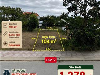 Cực hiếm MT rộng 6,5m trục Nguyễn Công Phương, thông đến QT 24/3