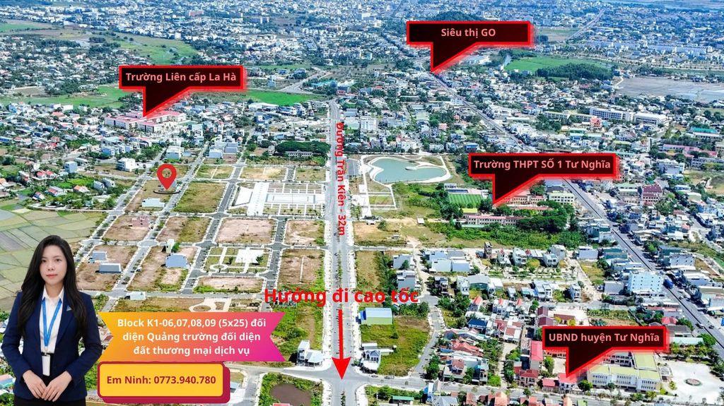 Đất An Điền Phát Tư Nghĩa-Mặt tiền Bích Khê-đối diện Quảng Trường