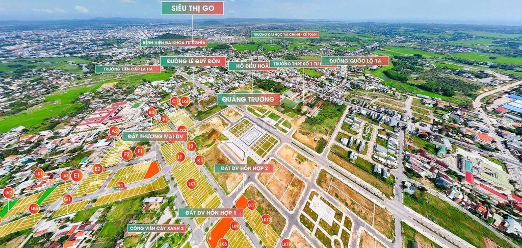 Đất An Điền Phát Tư Nghĩa-Mặt tiền Bích Khê-đối diện Quảng Trường