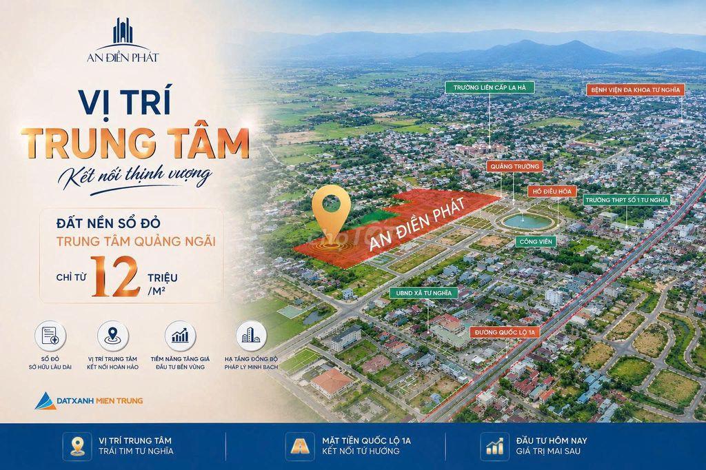 Bán nhanh 2 lô mặt tiền 10m diện tích 250m2 tại KDC An Điền Phát La Hà