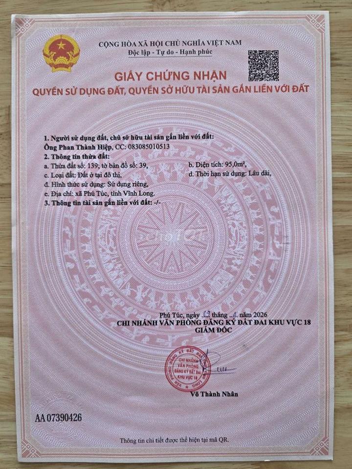 BÁN ĐẤT THỔ CƯ HẺM XE HƠI CÁCH ĐƯỜNG TRẦN VĂN ƠN 100M