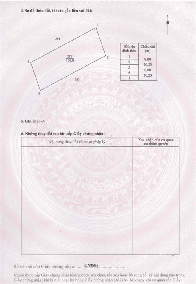 Đất mặt tiền 30/10 - Thạnh Phú - Bến Tre