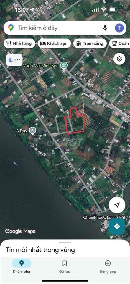 Cần bán 11.000m2 đất trồng sầu riêng thổ cư 300m2