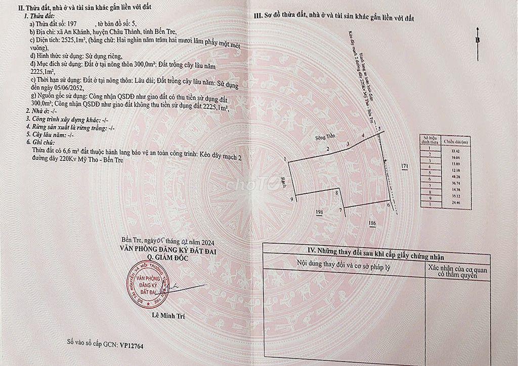 BÁN ĐẤT GẦN CẦU RẠCH MIỄU – VIEW SÔNG TIỀN - đẹp