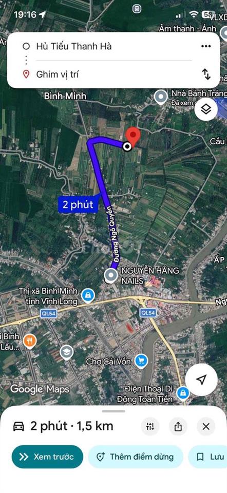 Bán Đất Vườn Mặt Tiền Đường, Gần Chợ