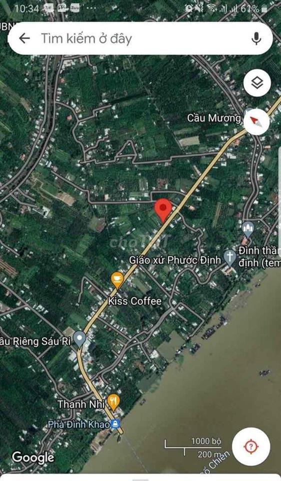 Đất vườn mặt tiền QL57, xã An Bình, tỉnh Vĩnh Long (xã Bình Hoà Phước