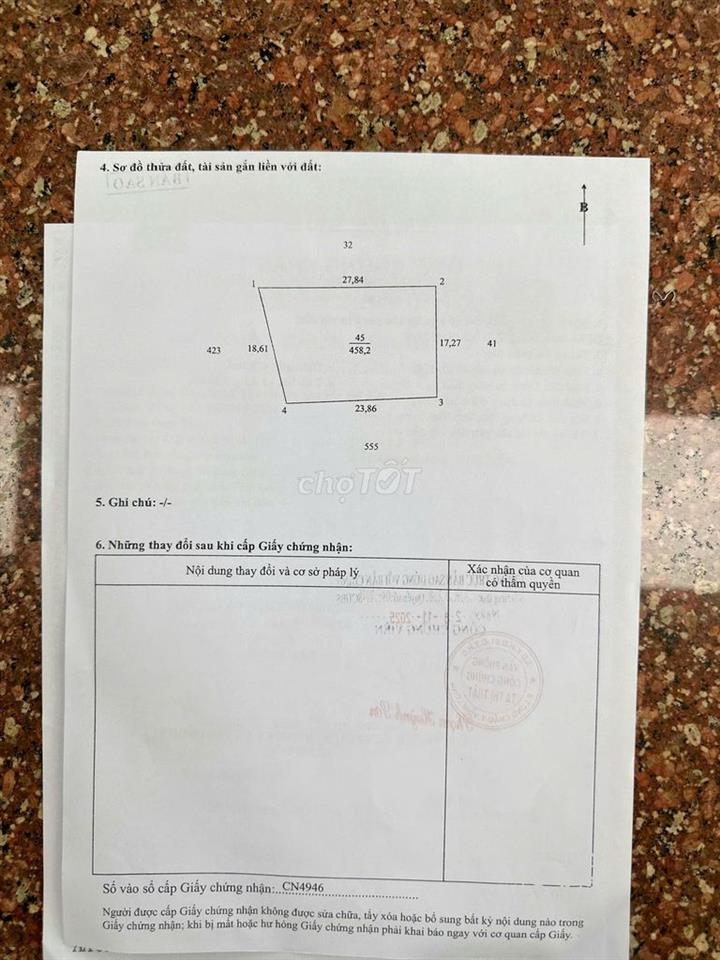 Mặt Tiền 100m, Đường bê tông 3,5 mét, Ngay xã Phú Thịnh Cũ