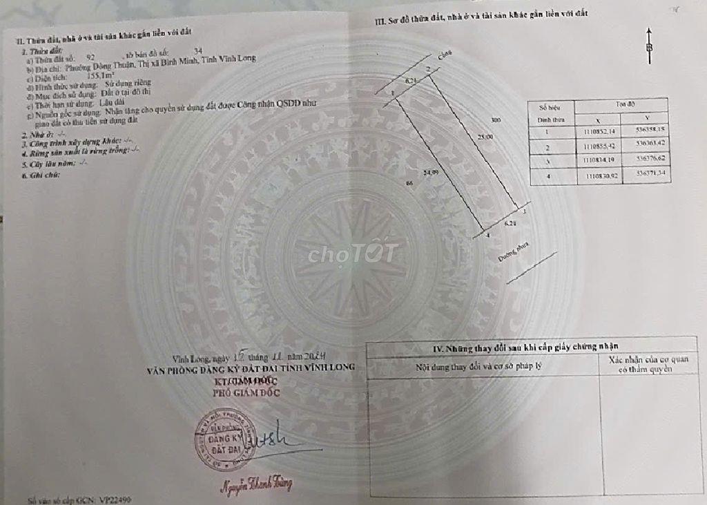 Cần bán đất nền, sổ đỏ