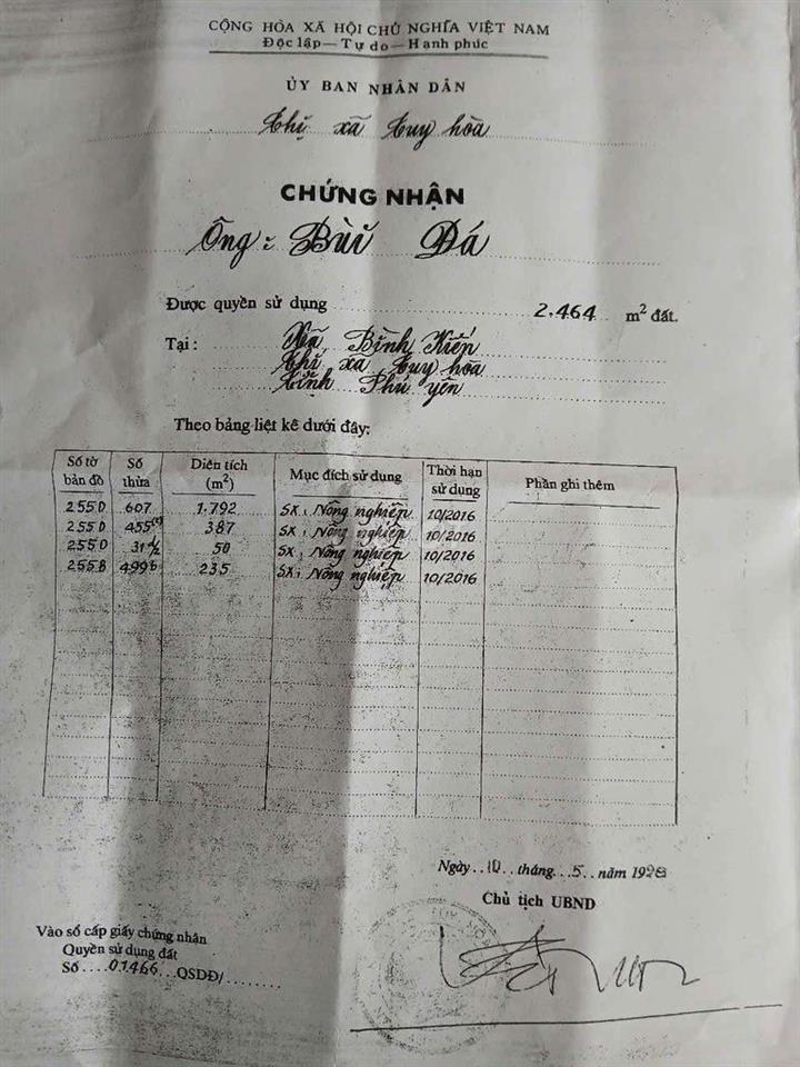 Đất nền cần bán gấp