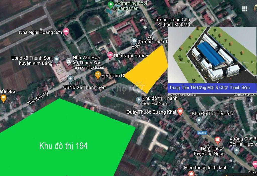 Bán đất trục chính KĐT Thanh Sơn gần công viên DA