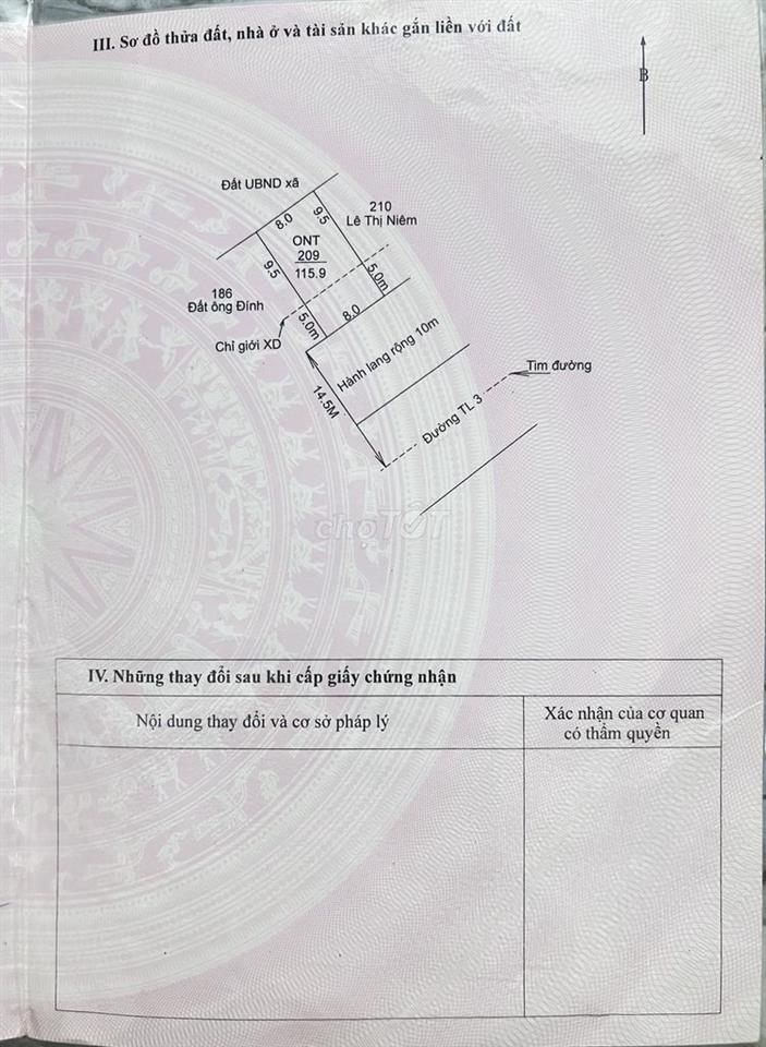 Bán đất tặng nhà cấp 4