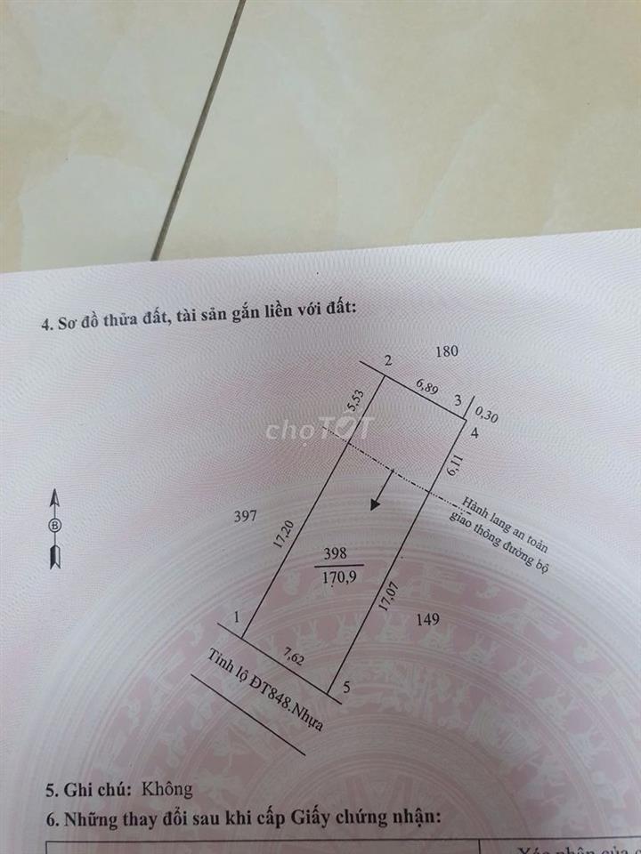 🏡 BÁN NHÀ ĐẤT – ĐƯỜNG 848, ĐỒNG THÁP | GIÁ 1,6 TỶ