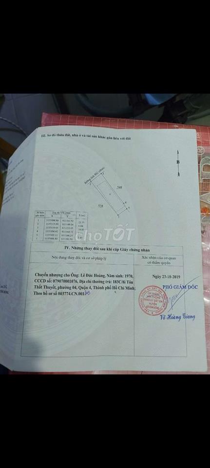 bán nhà mặt tiền đường nhựa 862 Gò Công 