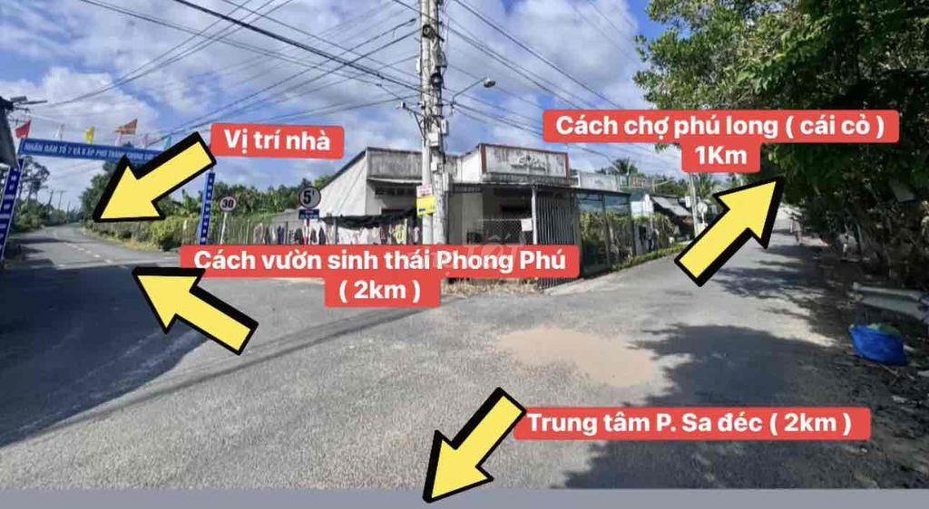 Nhà cấp 4 mặt tiền nhựa