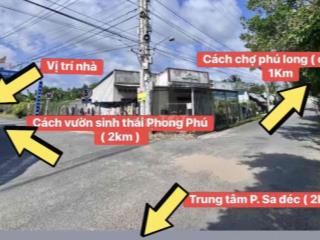 Nhà cấp 4 mặt tiền nhựa
