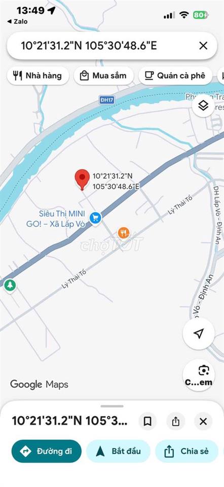 Bán Đất ở ngay trung tấm lấp vò đồng tháp