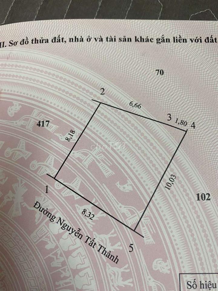 Bán đất mặt tiền đường Nguyễn Tất Thành Thành Phố Sa Đéc