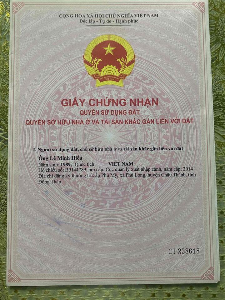 Bán đất thổ cư lớn mặt tiền đường nhựa đường nhựa