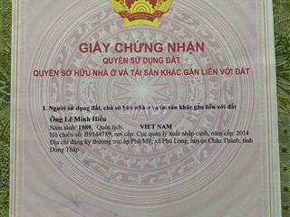 Bán đất thổ cư cách chợ Phú Long 600m