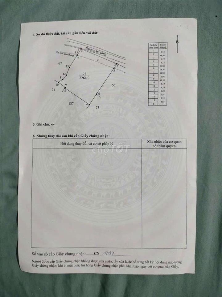Bán đất mặt tiền lộ đal