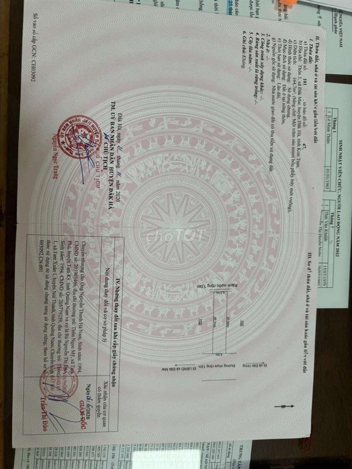 cần bán lô đất D101