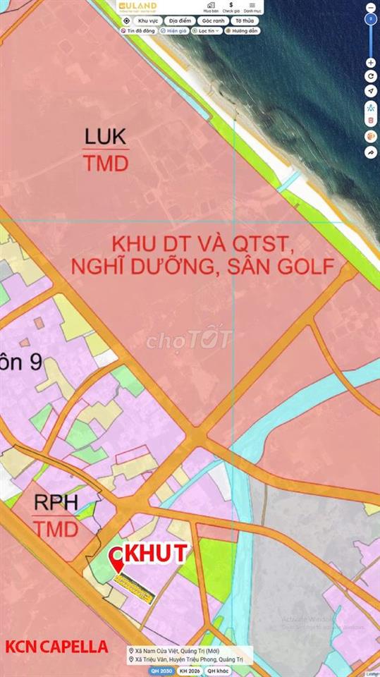 Đất nền full thổ cư sát biển