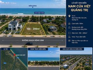 GIA ĐÌNH CẦN BÁN LÔ ĐẤT NẰM GIỮA QUẢNG TRƯỜNG BIỂN NAM CỬA VIỆT