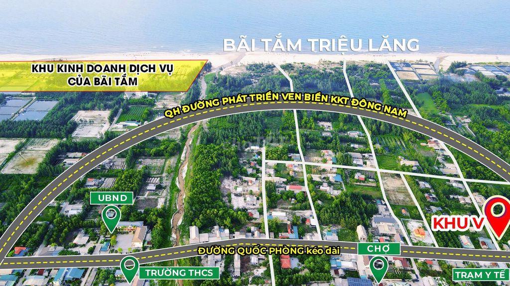 GIA ĐÌNH CẦN BÁN LÔ ĐẤT NẰM GIỮA QUẢNG TRƯỜNG BIỂN NAM CỬA VIỆT