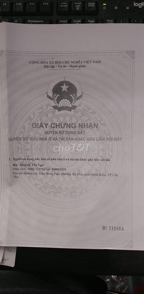 BÁN ĐẤT MẶT TIỀN GẦN KCN TÂN PHÚ THẠNH CẦN THƠ, CÓ SẴN NHÀ XƯỞNG 500M2