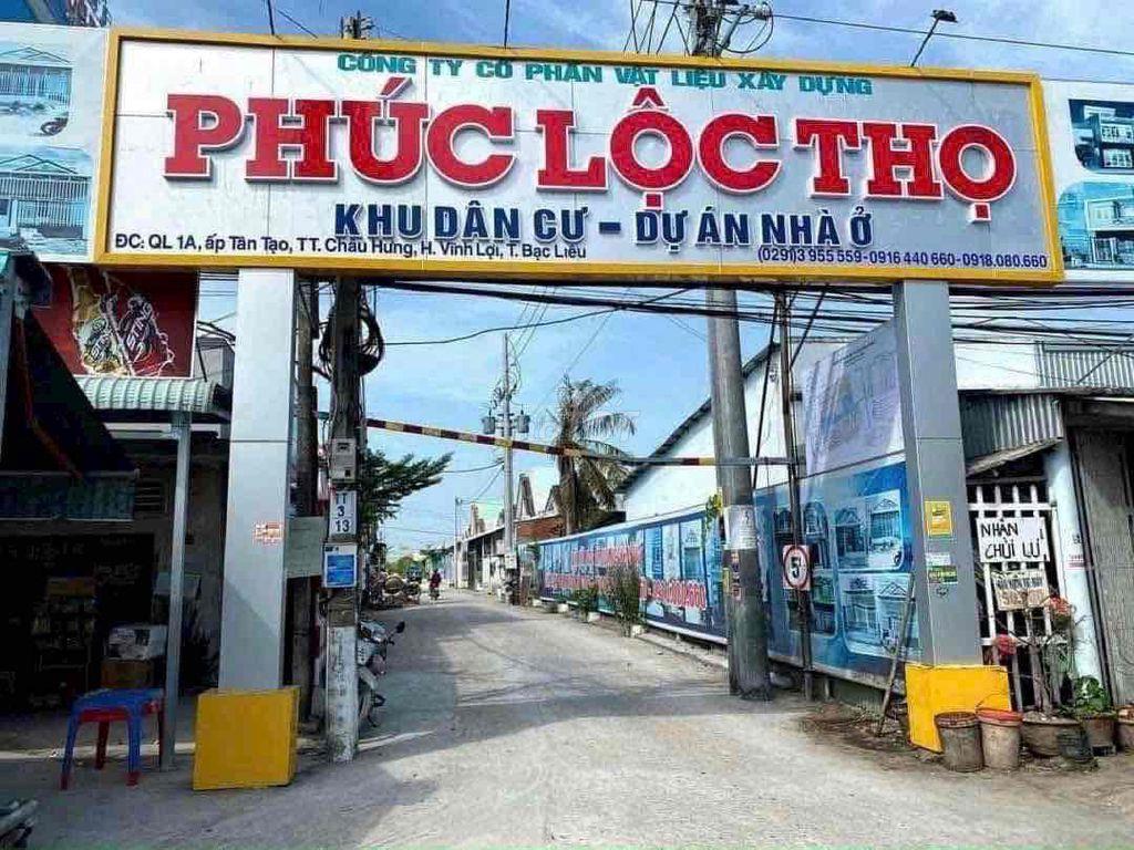 Đất khu Dân Cư Phúc Lộc Thọ (Bạc Liêu)