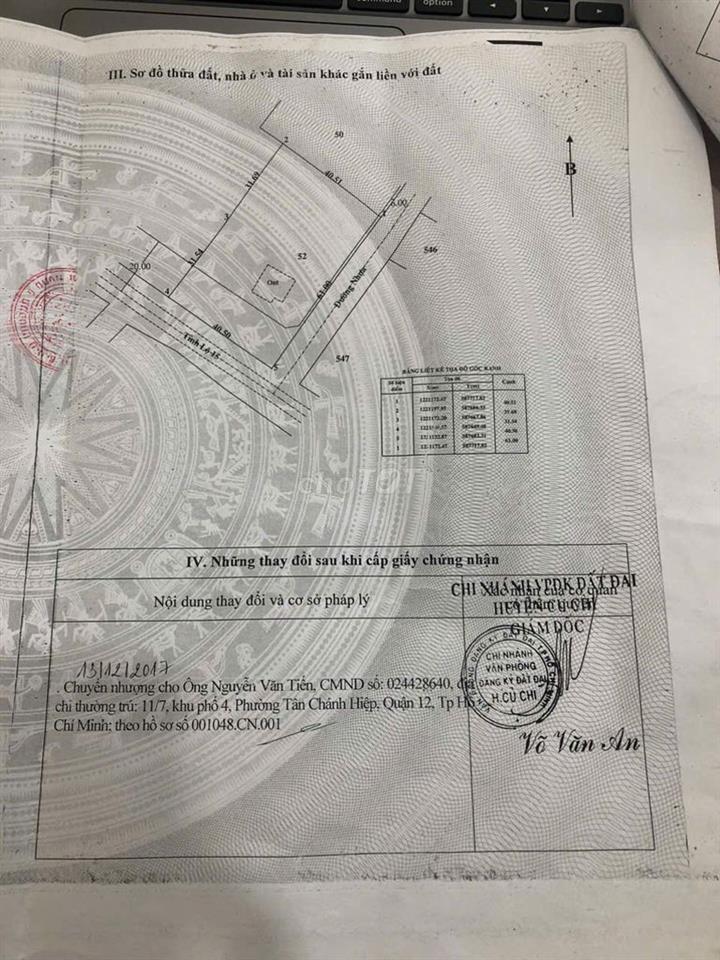 Chính chủ cần việc gia đình bán 2415m2 Phú Hoà Đông giá 29ty5 bớt lộc