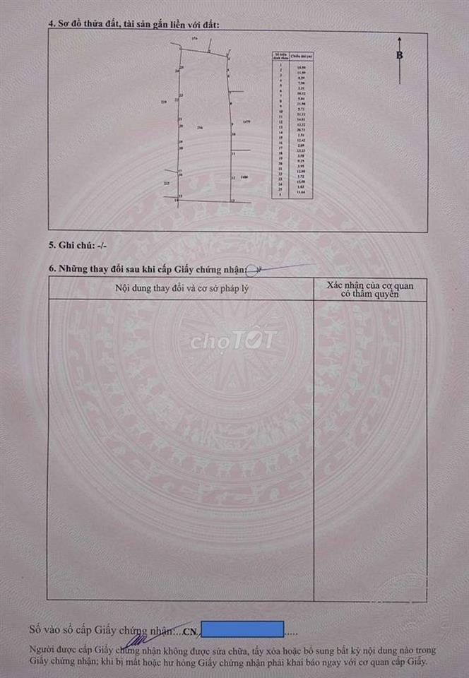 Đất trồng cây lâu năm tại xã Phú Hòa Đông, Củ Chi