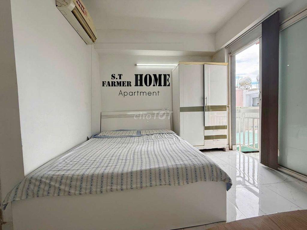 CHO THUÊ STUDIO BAN CÔNG Q3 FULL NỘI THẤT, NGAY CMT8, GẦN ĐH SƯ PHẠM