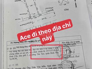 [ BÌNH TÂN ] HXH Giá chốt: 3ty760  💥Nhà: đường lê đình Cẩn, quận Bình