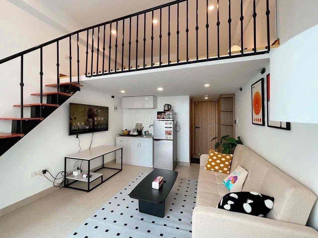Cho thuê căn hộ duplex ban công 45m2 chỉ 6tr3 gần UFM, LOTTE MART