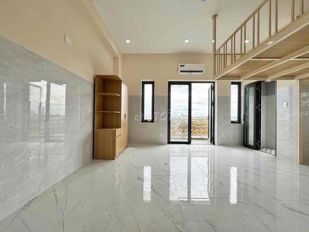 Cho thuê căn hộ duplex ban công 45m2 chỉ 6tr5 gần RMIT, ĐH TĐT, LOTTE
