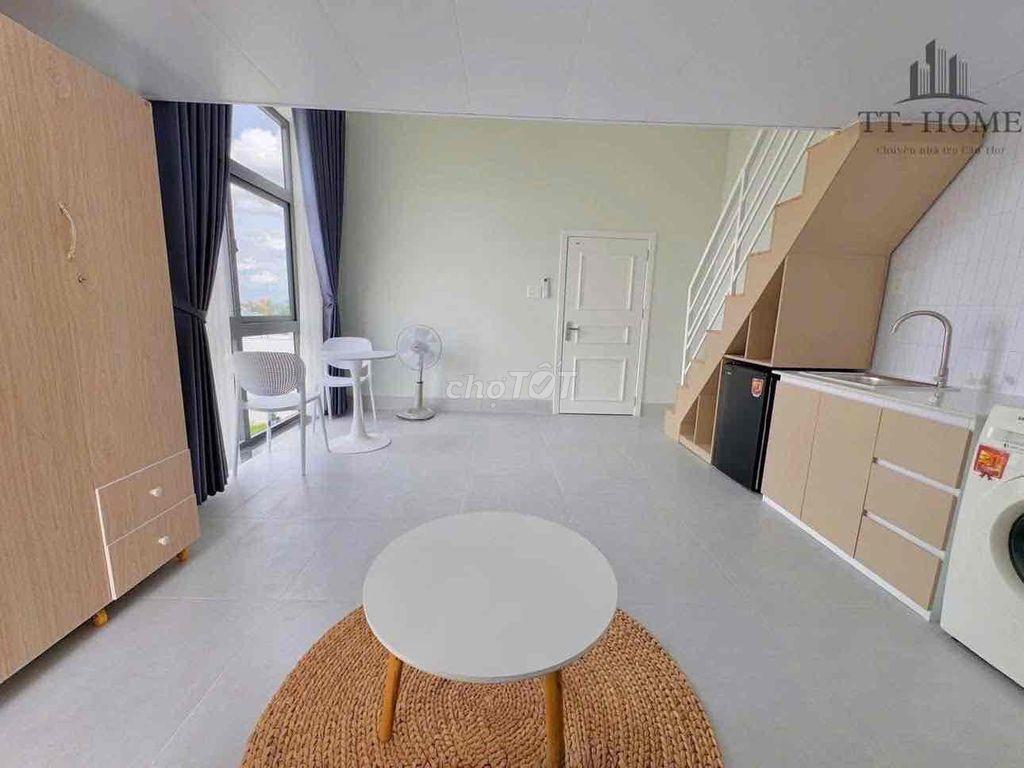 Cho thuê căn hộ duplex ban rộng 40m2 chỉ 6tr2 gần LOTTE MART, RMIT,TĐT
