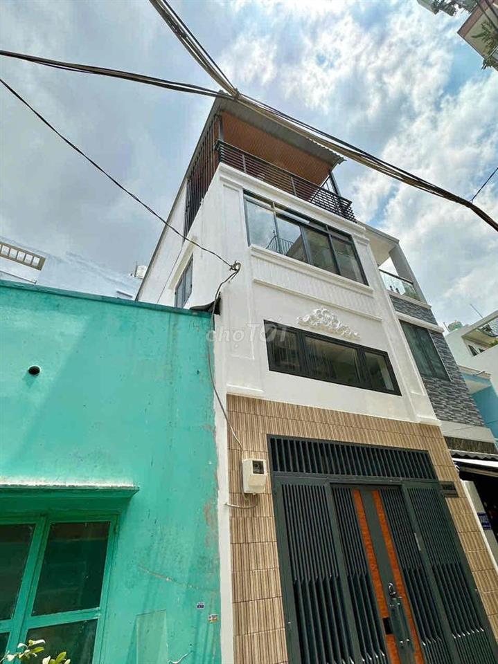 nhà mới hẻm yên tĩnh, hẻm ba gác (3 máy lạnh mới sẵn)ll trực tiếp, zal