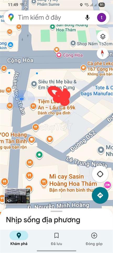 phòng trọ có ban công rộng