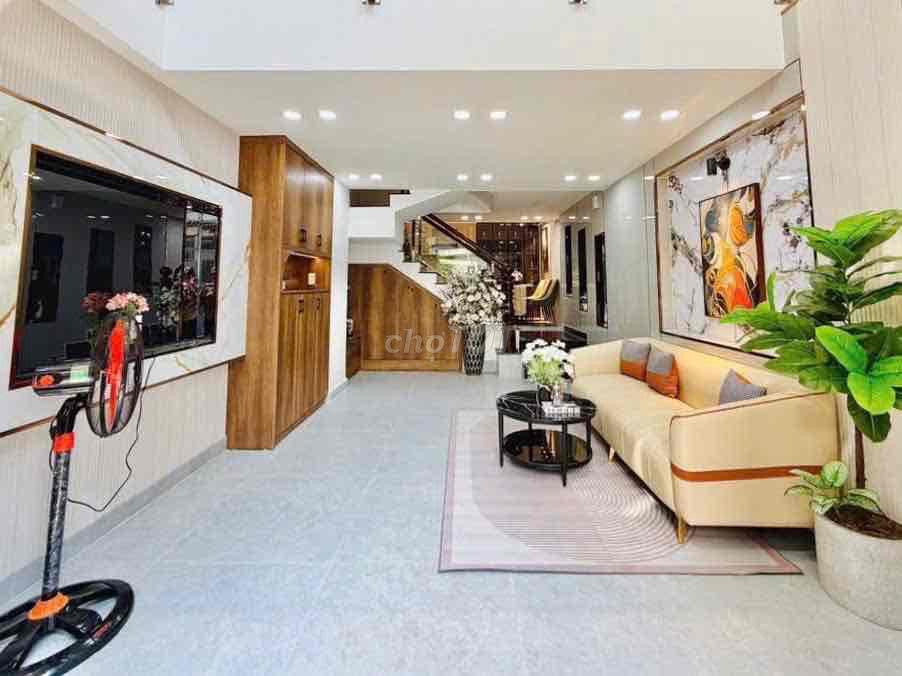 Hẻm 6m Bờ Bao Tân Thắng, 4 Tấm, 4 x 18m, 5 Phòng Ngủ, 5 wc, sân Thượng
