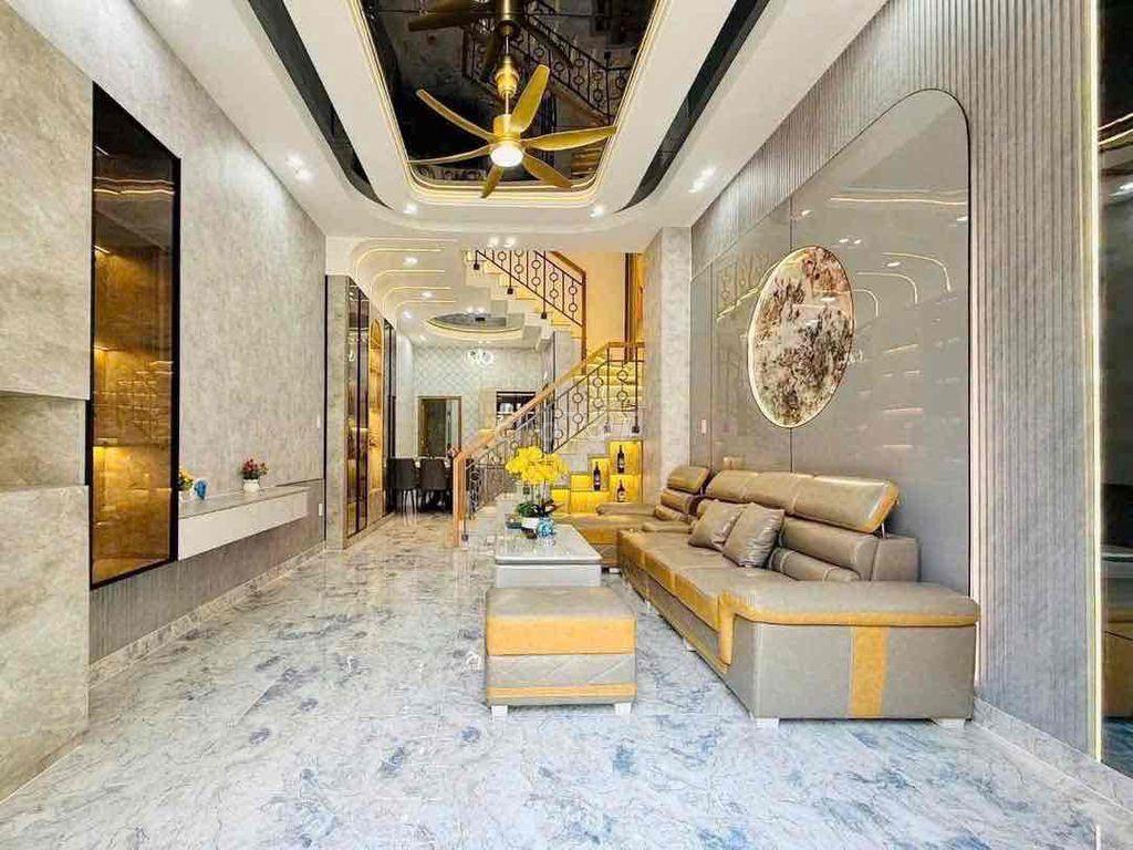 Nhà Đủ Nội Thất ! Hẻm 6m Nguyễn Sơn, 3 Tấm, 4 x 16m, 4 Phòng, 4 wc